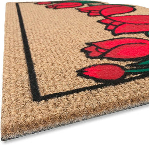 Zerbino Ingresso Antiscivolo Asciugapassi Interno Esterno Assorbente Semiluna 40X70 cm Dis.E