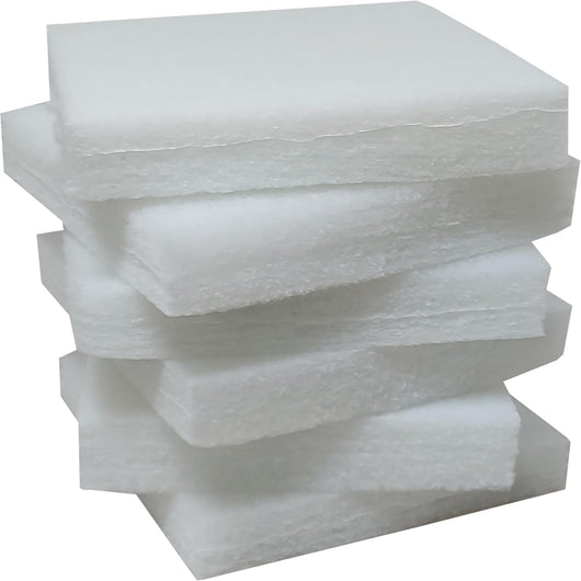 Set 6 Imbottitura Cuscini 50x50x8, Inserto Cuscino Poliestere per Cuscini Sedie Cucina o Esterno, Cuscino Personalizzato, Made in Italy (6, Poliestere 50 cm)