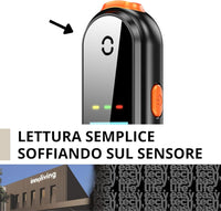 Innoliving Alcool Tester INN-991 Portatile e Preciso, Display Digitale, Rilevazione Rapida del Tasso Alcolico, Sensore Avanzato, per Uso Personale con USB-c