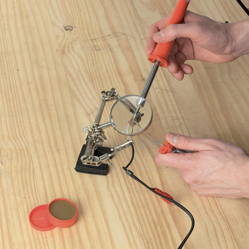 SALDATORE ISTANTANEO PISTOLA SALDATRICE FILO A STAGNO SALDATURE 100W RIBIMEX PRSOUDKIT