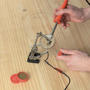 SALDATORE ISTANTANEO PISTOLA SALDATRICE FILO A STAGNO SALDATURE 100W RIBIMEX PRSOUDKIT