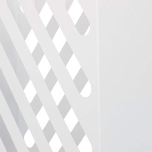 Portaombrelli grande rettangolare di design in acciaio bianco 13_0002211