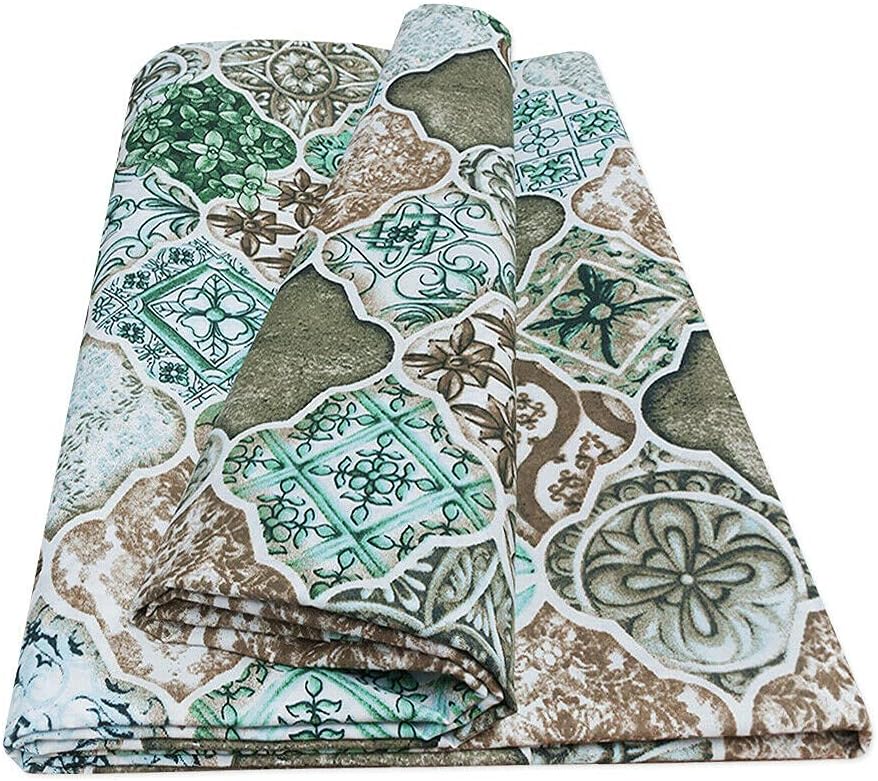 Telo Arredo Copritutto 170x280 cm Letto Poltrona Piastrelle Maioliche Copridivano Cotone
