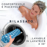 Tappeto Doccia Vasca Ventose Antiscivolo Tappetino Bagno Pvc 35x75 cm Antimuffa Blu