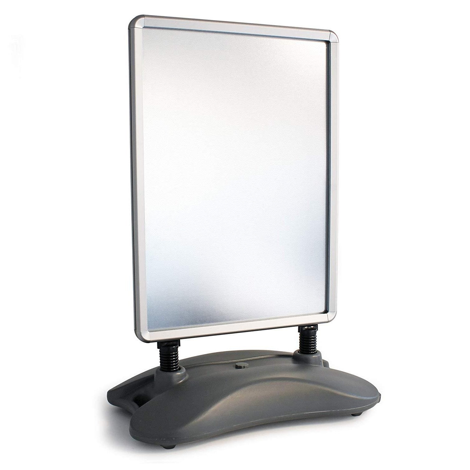 Porta poster formato A1 professionale con cavalletto ferma marciapiede in alluminio 2016102