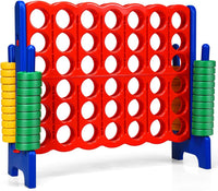 Forza 4 Gigante Mega 4 in Linea Quattro Insieme, Gioco da Tavolo Gioco di Fila per Bambini, 120 x 42 x 104 cm (Blu)