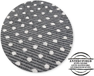 Tappeto Bagno Puro Cotone Morbido 3D Camera Sendiletto Elegante Lavabile Azzurro 55x120 cm