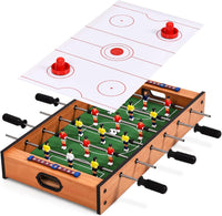 Tavolo multi gioco 2 in 1, tavolo da gioco con design compatto per calcio balilla e hockey da tavolo, facile da montare, per adulti e bambini