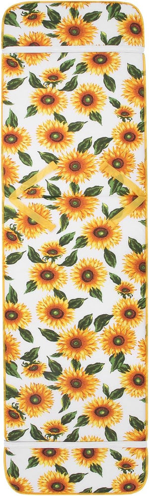 Cuscino Sdraio Poltrona Morbido Girasoli Copri Lettino Relax Pieghevole Made In Italy Bianco