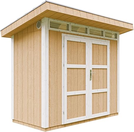 Casetta da Giardino di QUALIT? PREMIUM 3m?²-L161xW294cm - TIMBELA M901A-HARVEST HONEY