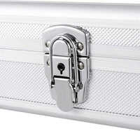 Custodia Dura in Alluminio per Fucili Valigetta Pistola con Serratura, 134 x 35 x 12 cm