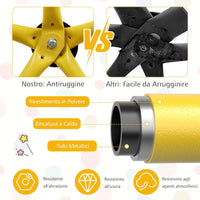 Cupola di Arrampicata con Altalena, Struttura per Arrampicata per Interno ed Esterno con Portata di 363 kg, Parco Giochi per Bambini da 3 a 10 Anni (Verde)