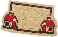 Zerbino Ingresso Antiscivolo Asciugapassi Entrata Assorbente Rettangolare 40X70 cm Dis.I