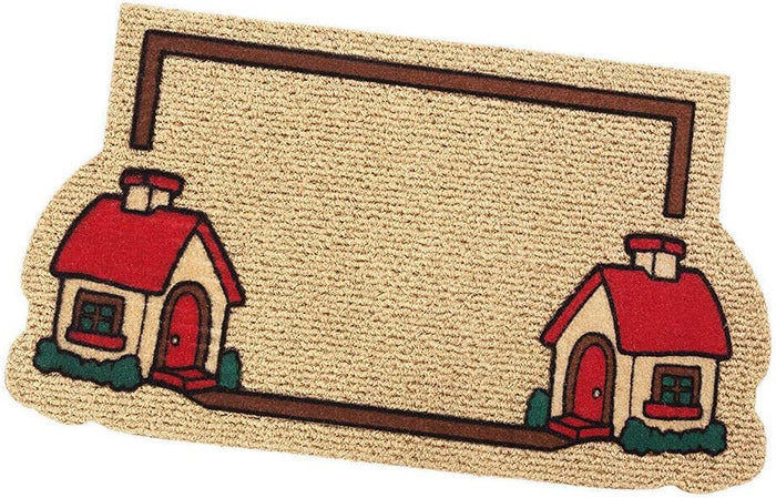 Zerbino Ingresso Antiscivolo Asciugapassi Entrata Assorbente Rettangolare 40X70 cm Dis.I