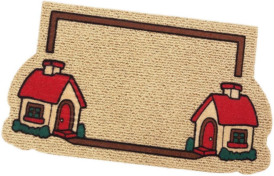 Zerbino Ingresso Antiscivolo Asciugapassi Entrata Assorbente Rettangolare 40X70 cm Dis.I