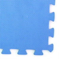 TAPPETO TAPPETINO PUZZLE MORBIDO PER PISCINA 60x60x0,8cm ANTISCIVOLO 6PZ BLU DIVINA HOME 43871