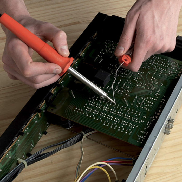 SALDATORE ISTANTANEO PISTOLA SALDATRICE FILO A STAGNO SALDATURE 100W RIBIMEX PRSOUDKIT