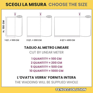 Ovatta Sintetica Resinato 200g al Metro - Altezza 1,5m, Spessore 2cm - Ideale per Imbottitura, Trapunte, Riempimento Tessuto e Pupazzi