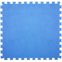 TAPPETO TAPPETINO PUZZLE MORBIDO PER PISCINA 60x60x0,8cm ANTISCIVOLO 6PZ BLU DIVINA HOME 43871