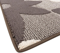 Tappeto Cucina 3D Fiore 57x230 cm Tridimensionale Morbido Moderno Passatoia Antiscivolo Beige