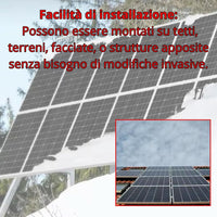Pannello solare 12v 100W, Pannello Fotovoltaico Monocristallino