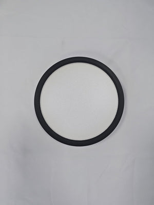 ZMH Lampada da soffitto plafoniera LED minimalista nera 18 cm design per cucina