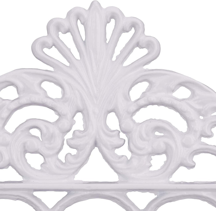 Appendiabiti da muro 5 ganci bianco antico 13_0002203