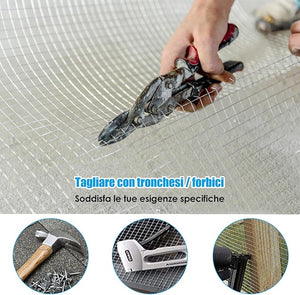 Rotolo di Rete Metallica Zincata, Rete da Pollaio Elettrosaldata Spessore 0,6 mm, Rotolo 15m (1,2 x 15M)