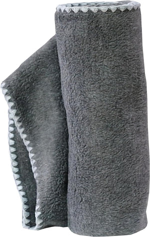 Plaid per cani e gatti - Pelliccetta Sintetica - Coperta morbida e lavabile 150x100 cm - Elegante e resistente - Made in Italy (Grigio)
