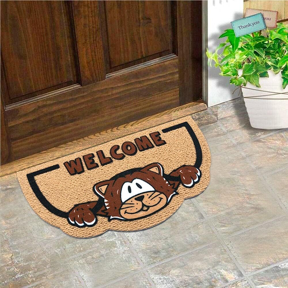 Zerbino Ingresso Antiscivolo Asciugapassi Interno Esterno Assorbente Semiluna 40X70 cm Dis.C