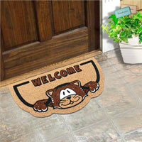 Zerbino Ingresso Antiscivolo Asciugapassi Interno Esterno Assorbente Semiluna 40X70 cm Dis.C