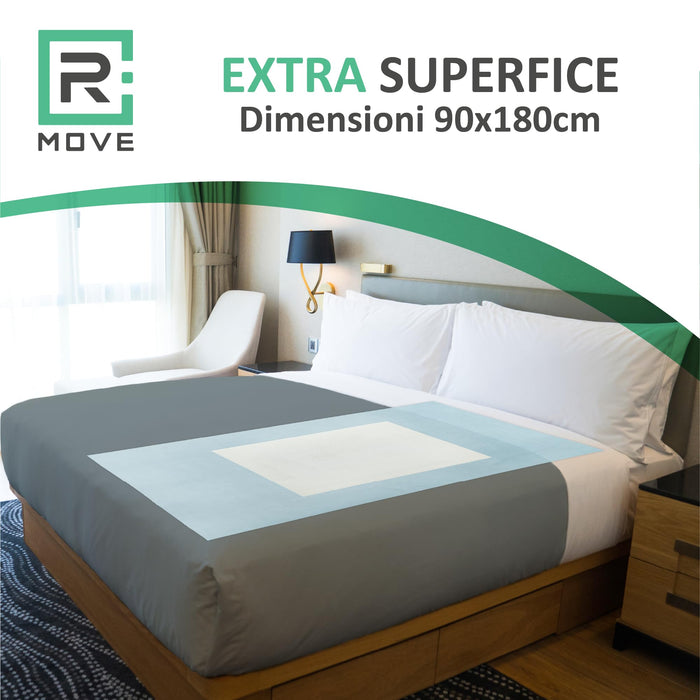 Traverse Assorbenti Rimboccabili Monouso per Letto, 90x180 cm, Traversine Letto Usa e Getta, Traversine Letto Anziani, traversa salvaletto (90x180cm (Confezione da 20))