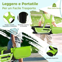 Set di Mazze da Golf per Bambini 5-7 Anni, Set Allenamento Golf con Sacca, Fodera Impermeabile, Legno di Fairway 3, Ferro 7, Ferro S e Putter per Bambini e Bambine, Destrorso