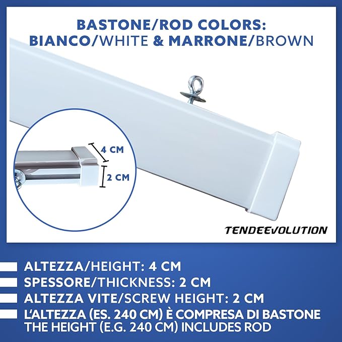 Tenda Antimosche Modello GLIT in PVC, Plastica Arancione | Largh. 1m x Alt. 2,40m | Protezione Insetti, Porta, Esterno, Interno
