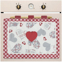 Copriforno Cucina Universale Morbido Ricamato Proteggi Forno Moderno