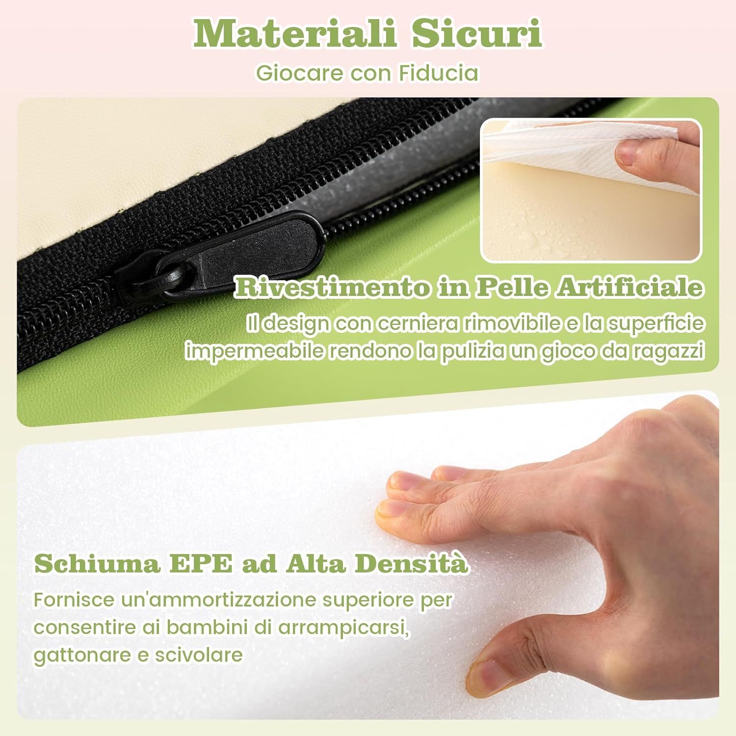 Set di Blocchi in Schiuma per Bambini 4 Pezzi, Set di Costruzioni Morbide in PU + EPE per Sviluppo dei Bambini, Gioco Attivo Interno per Arrampicarsi e Gattonare (Rosa)