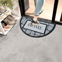 Zerbino Gomma Sostenibile 40X70 Antiscivolo Ingresso Interno Esterno Moderno Semiluna Dis.MA