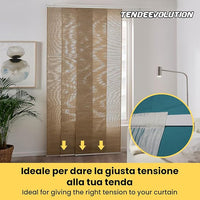 Peso Piatto in Alluminio Bianco per Tende - Lunghezza barra 160cm, 3cm Largo, 3mm Spessore - Profilo per Binari, Strip LED, Teloni PVC