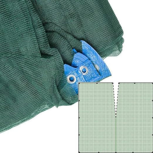 RETE OLIVE TESSUTO ANTISPINA 10X10m VERDE LATI RINFORZATI OCCHIELLI C/APERTURA