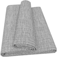 Telo Arredo Cotone 170x280 cm Tessuto Copritutto Granfoulard Copridivano Copriletto Striato Grigio