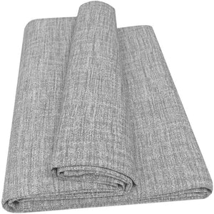Telo Arredo Cotone 170x280 cm Tessuto Copritutto Granfoulard Copridivano Copriletto Striato Grigio