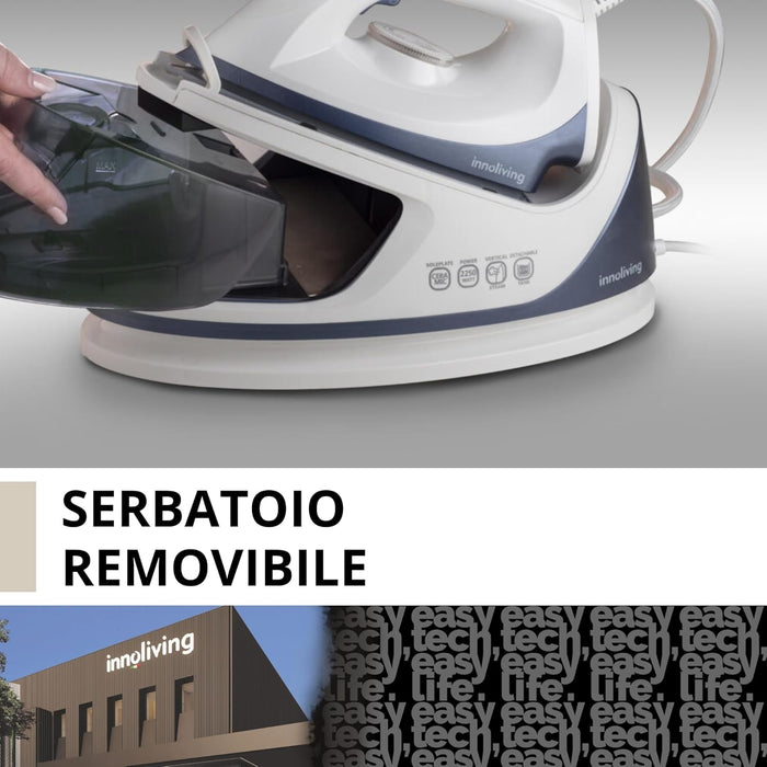 Innoliving Ferro Da Stiro INN-681 con Generatore di Vapore Continuo