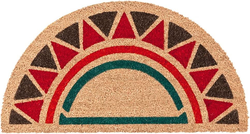 Zerbino Cocco Antiscivolo Ingresso Porta Tappeto Casa Esterno Semiluna Dis.B