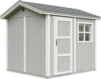 Casetta da giardino di qualit? premium 5,9 m² - H252x250x294 cm - Timbela M913-TUNDRA GREY