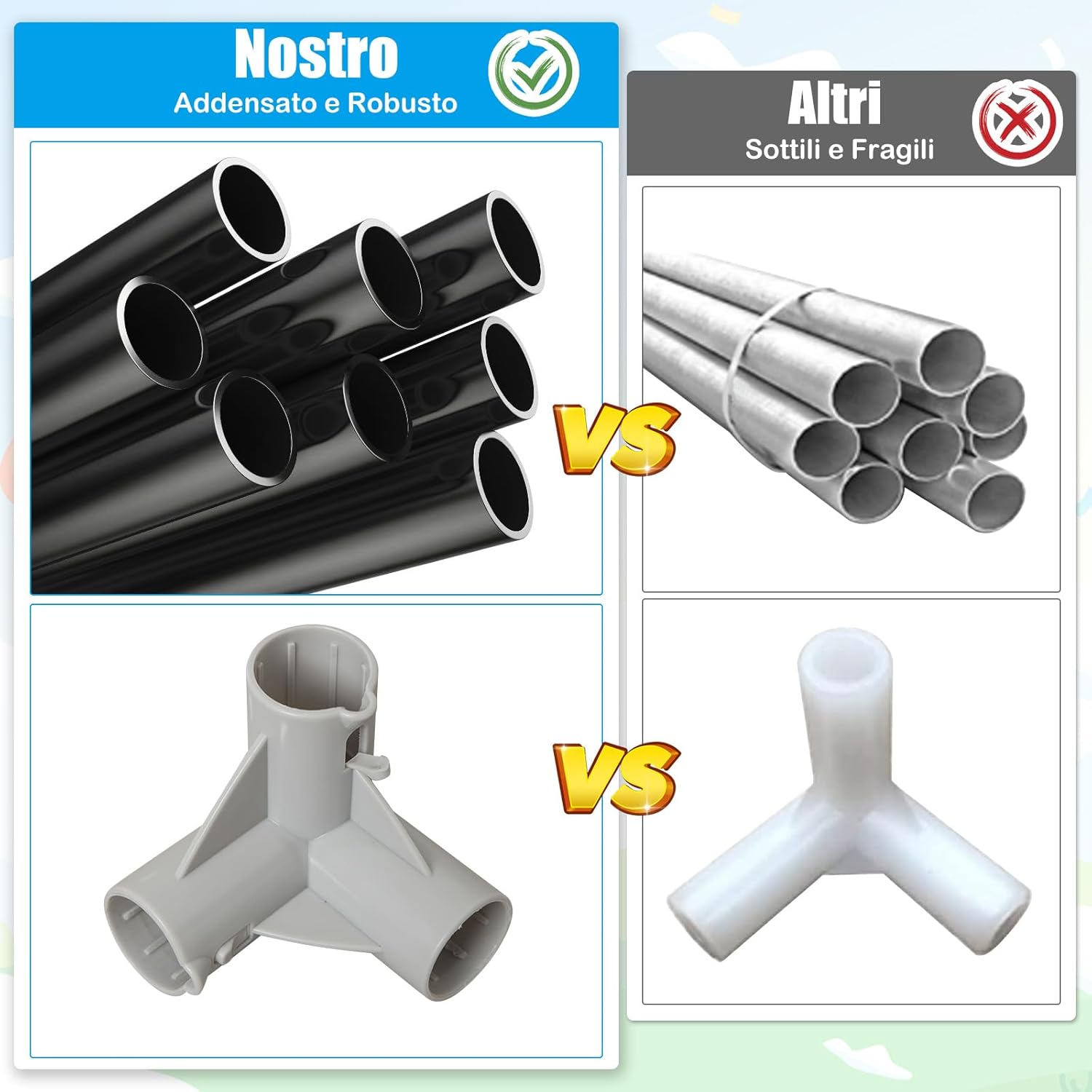 Recinto per Bambini, Box per Bambini con Rete Traspirante, Centro Attività per Bambini con 50 Palline, Box Giochi per Bambini 0-3 Anni (Mondo Sottomarino, 206 x 147 cm)