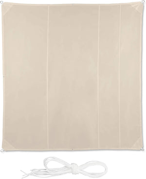 Vela ombreggiante quadrata 5 x 5 m beige 13_0002942_4
