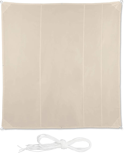 Vela ombreggiante quadrata 5 x 5 m beige 13_0002942_4