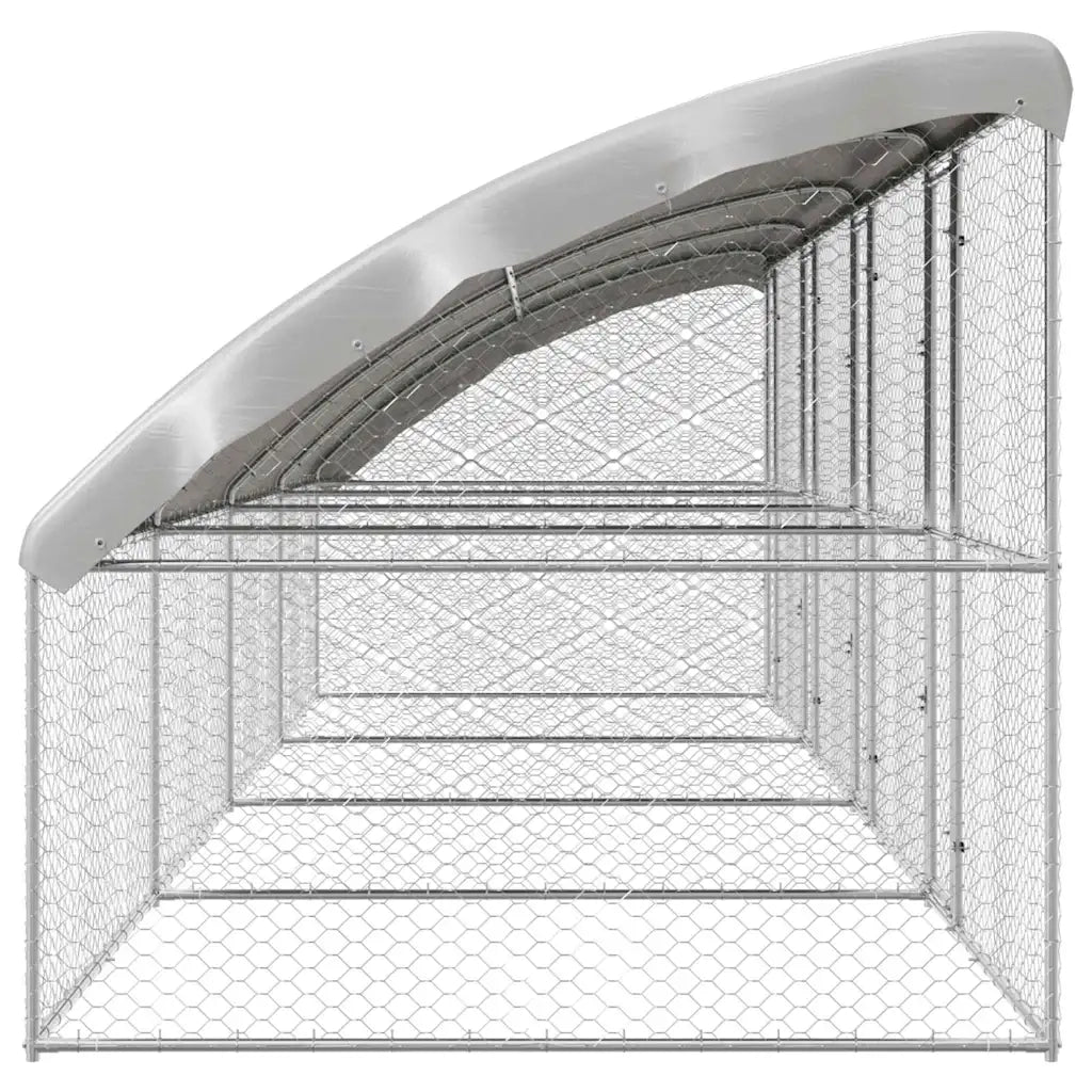 Cuccia per cani 4 pcs Argento 8 x 2 x 2 m Acciaio zincato 3368327