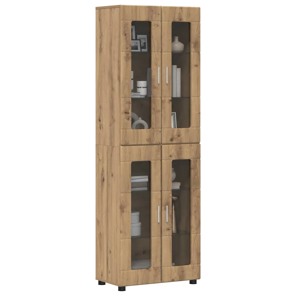 Credenza con porta FLORIN Rovere artigianale 60 x 35 x 182 cm 3397913