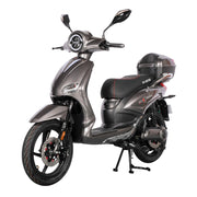Scooter Elettrico BR-1 Sport 20Ah 48V Batteria a Piombo - Immatricolabile-Grigio
